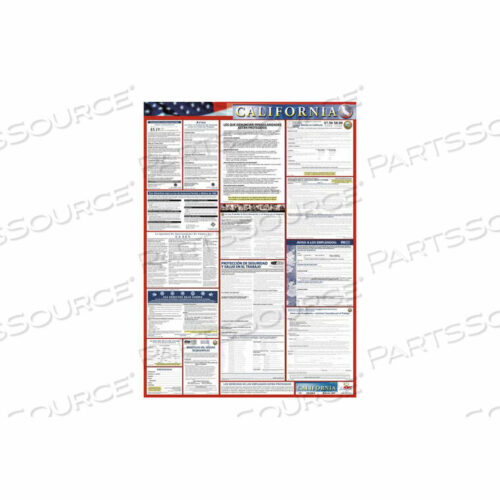 OEM#: LLPS-CALABOR LAW ПЛАКАТ - КАЛИФОРНИЯ - ИСПАНСКИЙ от National Marker Company