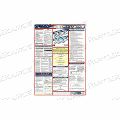 OEM#: LLPS-NMLABOR ПЛАКАТ ПО ЗАКОНУ - НЬЮ-МЕКСИКО - ИСПАНСКИЙ от National Marker Company