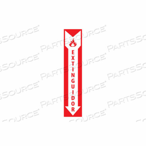 OEM#: SPM125RЗНАК ПОЖАРНОЙ БЕЗОПАСНОСТИ - ИСПАНСКИЙ - ОГНЕТУШИТЕЛЬ - ПЛАСТИКОВЫЙ от National Marker Company