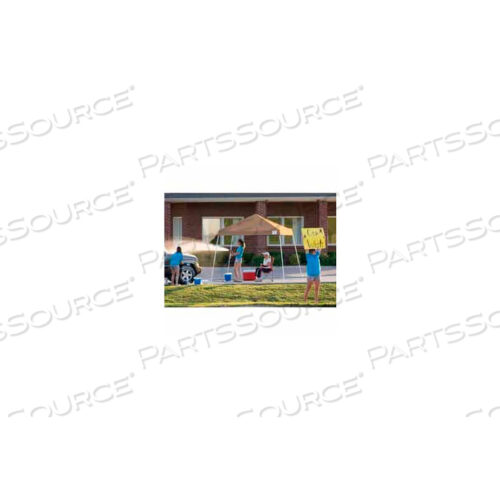 10X10 НАКЛОННЫЙ ОТКИДНОЙ КОЗЫРЕК С НОЖКАМИ - КРЫШКА ПУСТЫННАЯ БРОНЗА