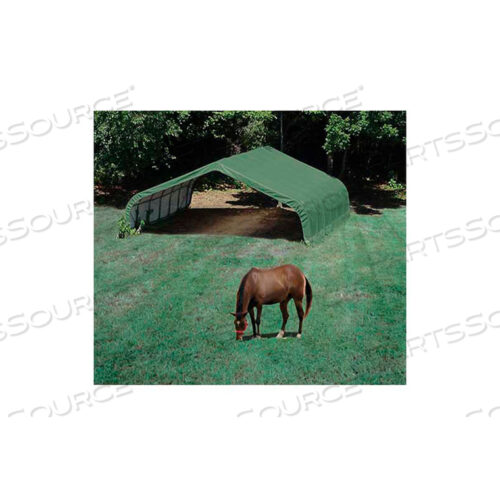 НАВЕС ДЛЯ ОБКАТКИ ЛОШАДЕЙ, КРЫШКА, 22 ФУТА X 24 ФУТА X 13 ФУТОВ.