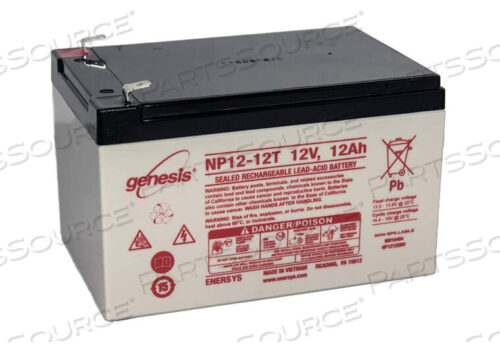 Заменяет R&D Batteries, Inc. NP12-12TАККУМУЛЯТОР, ГЕРМЕТИЧНЫЙ СВИНЦОВО-КИСЛОТНЫЙ, 12 В, 12 АЧ