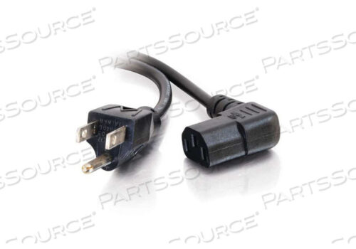 OEM#: 5340912FT 18 AWG NEMA 5-15P - C13R УНИВЕРСАЛЬНЫЙ КАБЕЛЬ ПИТАНИЯ - ЧЕРНЫЙ от Legrand AV (C2G)