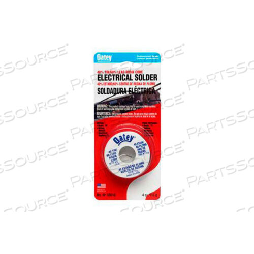 60/40 КАНИФОЛЬНЫЙ СЕРДЕЧНИК, КАЛИБРОВКА .063, .8 УНЦИИ.