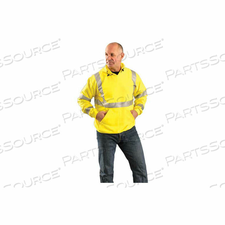 OEM#: LUX-SWT3FR-YLPREMIUM ОГНЕУПОРНАЯ КОФТА С КАПЮШОНОМ HI-VIS ЖЕЛТАЯ, размер L от Occunomix