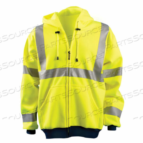 OEM#: LUX-SWT3HZ-Y5XHI-VIS ПРЕМИУМ ВЛАГООТВОДЯЩАЯ ТОЛСТОВКА, КЛАСС 3, HI-VIS ЖЕЛТЫЙ, 5XL от Occunomix