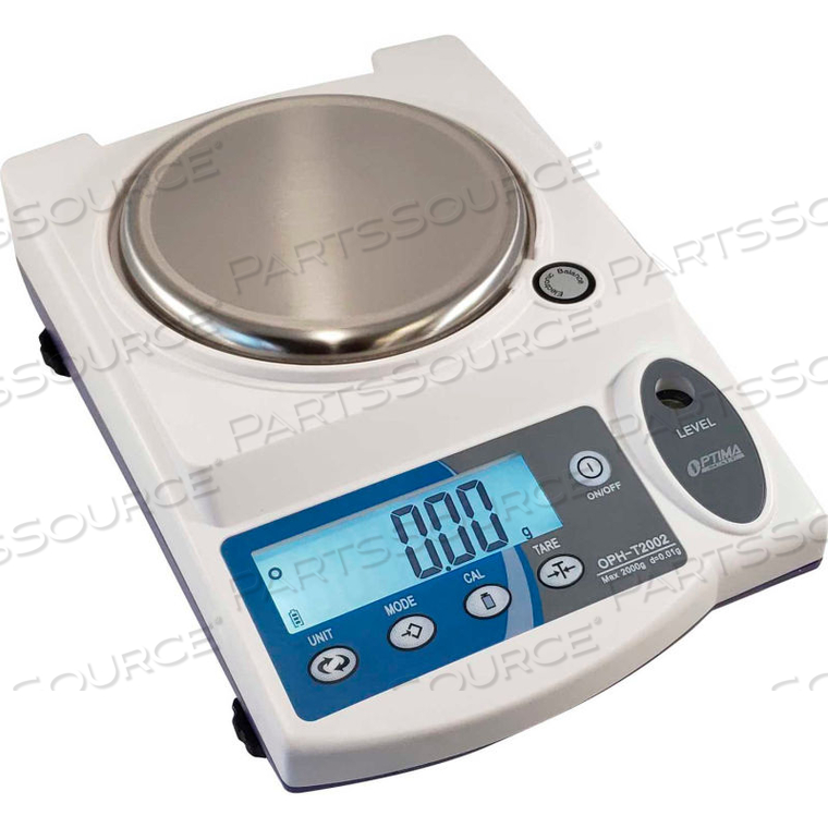 OEM#: OPH-T2001LCDOPH-T2001 ТОЧНЫЕ ВЕСЫ 2000G X 0.1G 6-1/2 X 7-5/16 от Optima Scale Mfg Inc.