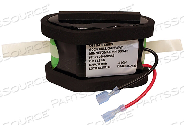 Replaces R&D Batteries, Inc. 6456-AREPLACEMENT BATTERY, 6 AH, LITHIUM ION IRON PHOSPHATE, 6.4 V, YES