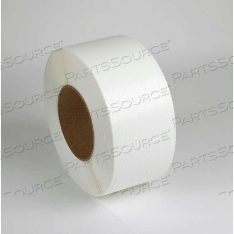 OEM#: 48M.50.3272ОБВЯЗОЧНАЯ ЛЕНТА ИЗ ПОЛИПРОПИЛЕНА МАШИННОГО КЛАССА 1/2 X .024 X 7200 БЕЛАЯ, СЕРДНИК 9 X 8 от PAC Strapping Products Inc.