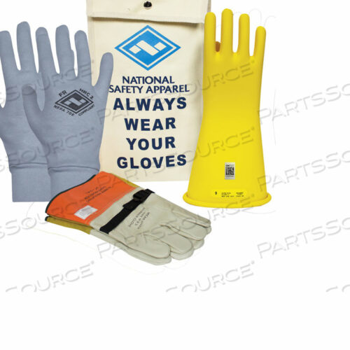 ARCGUARD CLASS 2 РЕЗИНОВЫЕ ПЕРЧАТКИ VOLTAGE PREMIUM KIT, ЖЕЛТЫЕ, РАЗМЕР 10