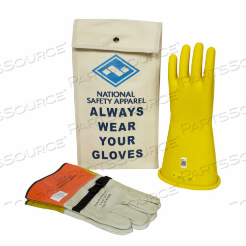 КОМПЛЕКТ РЕЗИНОВЫХ ПЕРЧАТОК ARCGUARD CLASS 2, ЖЕЛТЫХ, РАЗМЕР 12