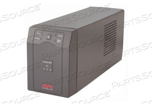 OEM#: SC 420SMART UPS, 120 V, 420 VA, 50/60 HZ, GRAY, 4.7 IN X 6.6 IN X 14.49 IN, OUTPUT CONNECTORS 4, MEETS CSA, FCC, ROHS, UL by APC / American Power Conversion