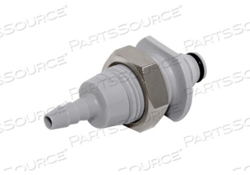 OEM#: NS1D420212ВСТАВКА МУФТЫ КЛАПАНА, ДИАМЕТРОМ 1/8 ДЮЙМА, ПОЛИПРОПИЛЕН, ЛИТОЙ СЕРЫЙ, ШТУЦЕР ДЛЯ ШЛАНГА, ВАКУУМ 15 PSI, 32 ДО 120 ГРАДУСОВ F, МОНТАЖ НА ПАНЕЛЬ от Colder Products Company