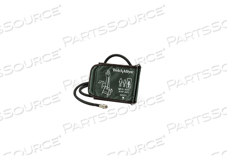OEM#: RPM-BPACC-01МАНЖЕТА ДЛЯ ИЗМЕРЕНИЯ АРТЕРИАЛЬНОГО ДАВЛЕНИЯ, СВЕРХМАЛАЯ, 5–24 СМ/5,75–9,5 ДЮЙМА, ШИРИНА 4 ДЮЙМА X ДЛИНА 13 ДЮЙМОВ от Welch Allyn Inc.