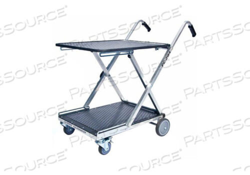 OEM#: 294PCFOLDING CART, ALUMINIUM, 28-1/2 IN HT PLATFORM, 27 IN LG TOP, 25 IN LG BOTTOM SHELF, 200 LB НАГРУЗКА, 30 LB от Salesmaker Carts