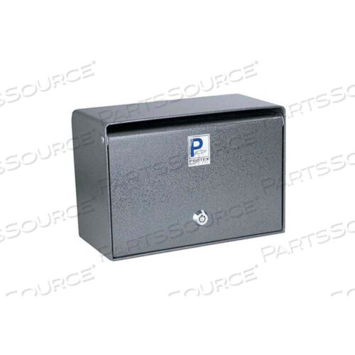 OEM#: SDB-200WALL MOUNTED DEPOSITORY DROP BOX WITH TUBULAR LOCK - 10W X 5D X 6-3/4H, GRAY by Protex Safe Co. LLC
