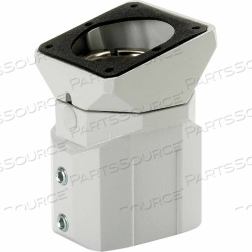 ФЛАНЦЕВОЕ СОЕДИНЕНИЕ, 15 ГРАДУСОВ, ПОДХОДИТ ДЛЯ 45X60 ММ, АЛЮМИНИЙ/СВЕТЛО-СЕРЫЙ