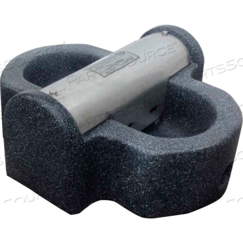 ДВУХСТОРОННЯЯ ПОИЛКА ДЛЯ СОБАК, БЕТОННАЯ, 3 ГАЛЛОНА.