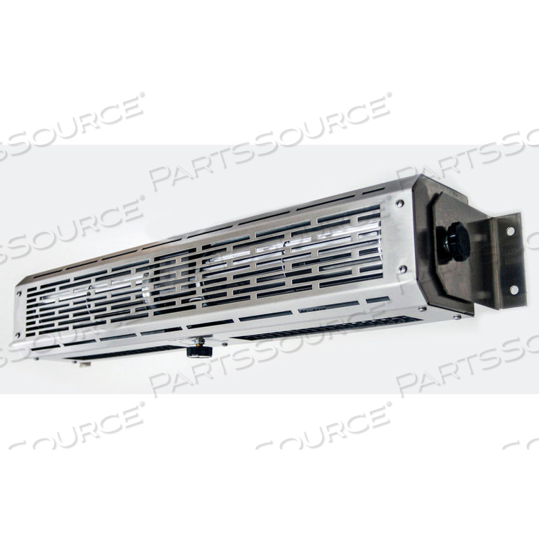 OEM#: PTW-24-U-120/1/6024 ДЮЙМОВАЯ ВОЗДУШНАЯ ЗАВЕСА СЕРИИ PTW, 120 В, НЕОБОГРЕВАЕМАЯ, ИЗ НЕРЖАВЕЮЩЕЙ СТАЛИ, Powered Aire Inc.