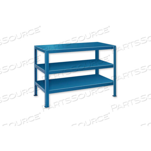 OEM#: HS-2472-3-LTBLUEСВЕРХПРОЧНЫЙ РАБОЧИЙ СТОЛ С 3 ПОЛКАМИ - 72Ш X 24Г СИНИЙ от Pucel Enterprises