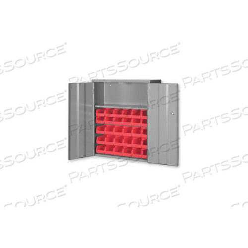 OEM#: WBC-2630-BY-BLACKWALL & BENCH BIN CABINET WBC-2630 - 26-1/2 X 9 X 30, ЧЕРНЫЙ, 24 ЖЕЛТЫХ ЯЩИКА от Pucel Enterprises