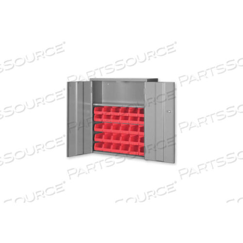 OEM#: WBC-2630-BY-GRAYWALL & BENCH BIN CABINET WBC-2630 - 26-1/2 X 9 X 30, СЕРЫЙ, 24 ЖЕЛТЫХ ЯЩИКА от Pucel Enterprises