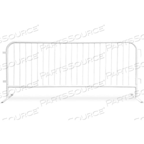 CROWDMASTER 1000 СТАЛЬНАЯ БАРРИКАДА, 100 Д X 43 В, ПЛОСКИЕ НОЖКИ, БЕЛАЯ