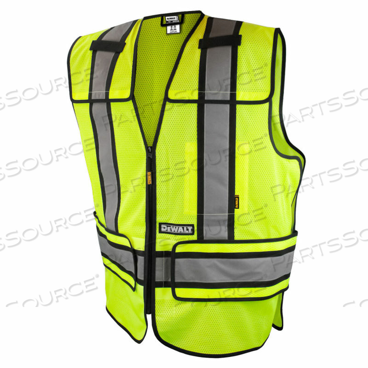 OEM#: DSV421-4X/6XANSI КЛАСС 2 РЕГУЛИРУЕМЫЙ ЖИЛЕТ BREAKAWAY 4X/6X от DeWalt