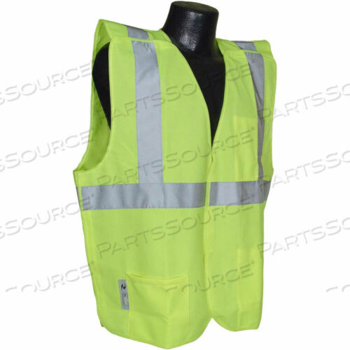 OEM#: SV4GS2XSV4 CLASS 2 5 PT. BREAKAWAY SOLID VEST, HI-VIS GREEN, 2XL by Radians