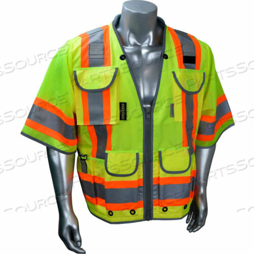 OEM#: SV55-3ZGD-3XTYPE R CLASS 3 HEAVY DUTY ENGINEER VEST, GREEN, 3XL by Radians