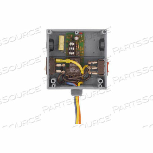 OEM#: RIBT2401SBCENCLOSED RELAY, HI/LOW SEP. 20A, SPDT, 24VAC/DC/120VAC, OVERRIDE by RIB