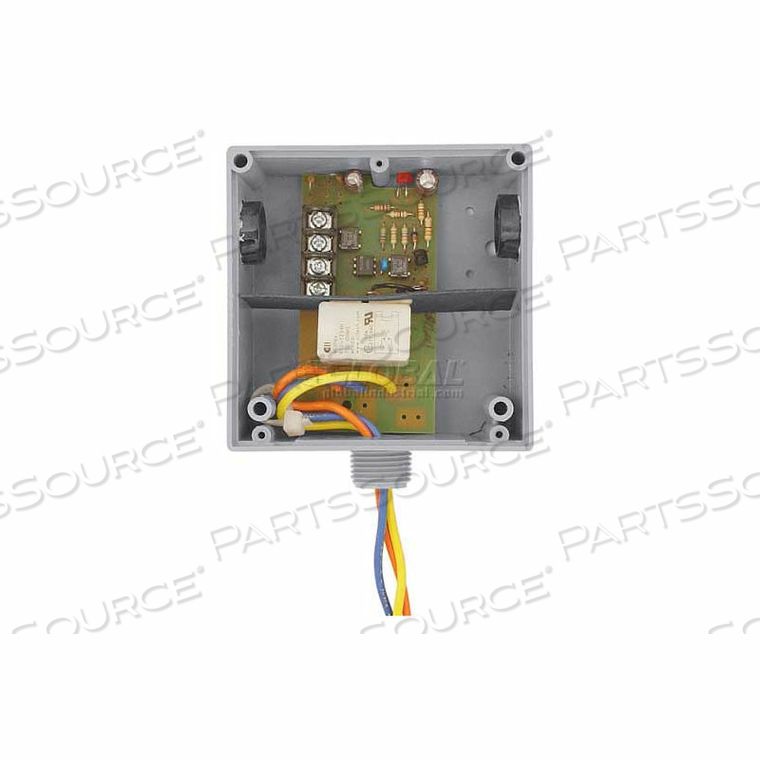 OEM#: RIBTELCENCLOSED RELAY, HI/LOW SEP, 10A, SPDT, 10-30VAC/DC POWER, 5-30VAC/DC CONTROL by RIB