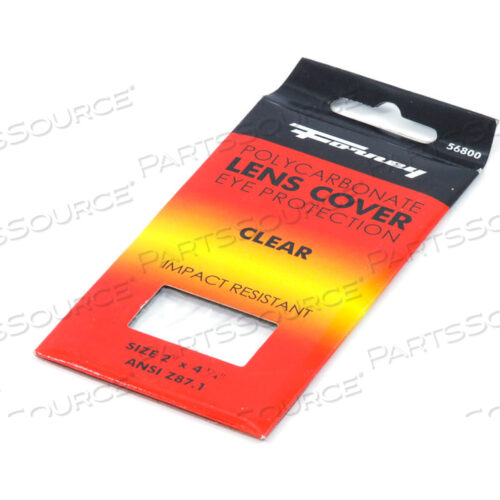 СВАРОЧНАЯ ЛИНЗА FORNEY HIDE, 2 X 4-1/4, ПРОЗРАЧНЫЙ ПЛАСТИК