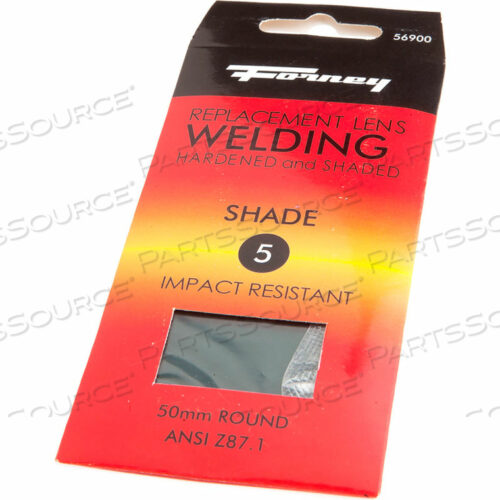 СВАРОЧНЫЕ ЛИНЗЫ FORNEY HIDE, КРУГЛЫЕ 50 ММ, ШЕЙД № 5