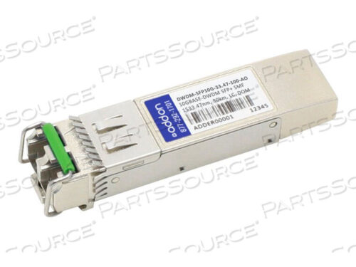OEM#: DWDM-SFP10G-33.47-100-AOADDON CISCO DWDM-SFP10G-33.47 СОВМЕСТИМЫЙ TAA СОВМЕСТИМЫЙ 10GBASE-DWDM 100GHZ SFP+ от ADDON