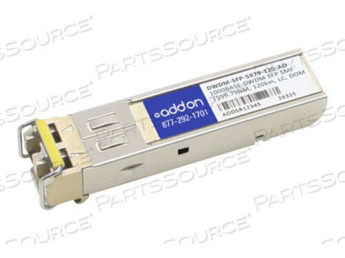 OEM#: DWDM-SFP-5979-120-AOADDON СОВМЕСТИМЫЙ С CISCO TAA-СОВМЕСТИМЫЙ 1000BASE-DWDM 100 ГГц SFP-ТРАНСИВЕР (SMF, от ADDON