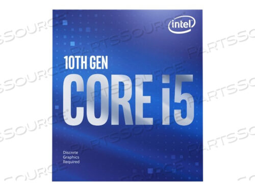 CORE I5 10400F, 2,9 ГГЦ, 6-ЯДЕРНЫЙ, 12 ПОТОКОВ, КЭШ-ПАМЯТЬ 12 МБ, СОКЕТ LGA1200, КОРОБКА