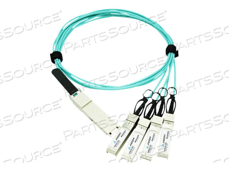 OEM#: QSFP-4SFP25G-AOC3M-AXAXIOM 100GBASE-AOC QSFP28 - 4 SFP28 АКТИВНЫЙ ОПТИЧЕСКИЙ КАБЕЛЬ, СОВМЕСТИМЫЙ С CISCO, 3M от Axiom
