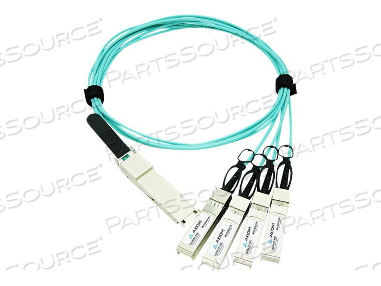 OEM#: 40G-QSFP-4SFP-1001-AXAXIOM 40GBASE-AOC QSFP+ TO 4 SFP+ АКТИВНЫЙ ОПТИЧЕСКИЙ КАБЕЛЬ, СОВМЕСТИМЫЙ С BROCADE, 10M от Axiom