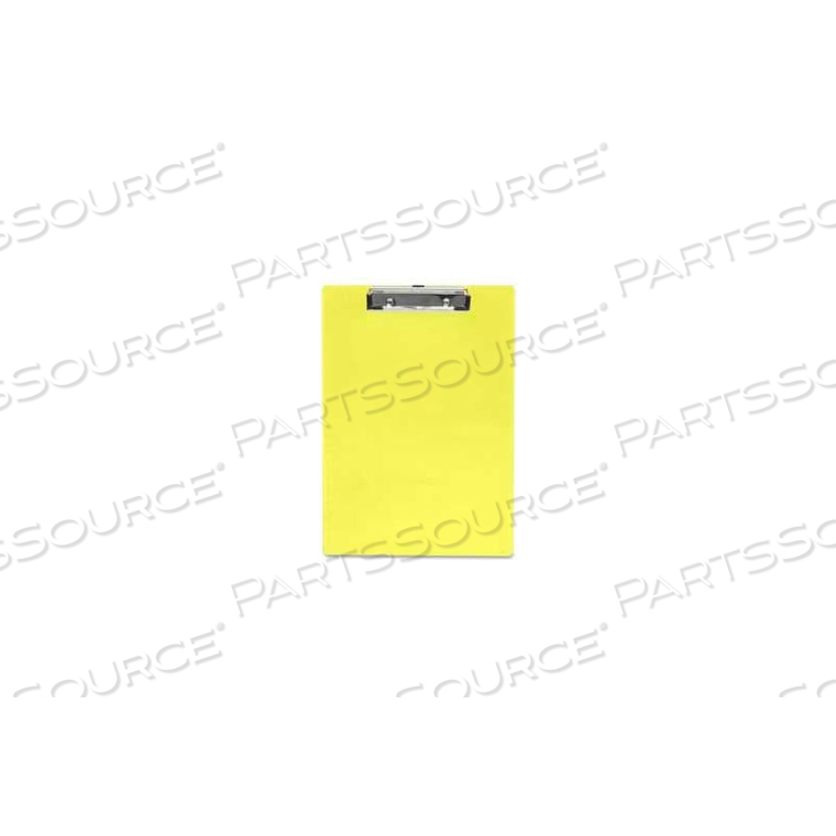 OEM#: 21595ПОДБОРЩИК ИЗ ПЕРЕРАБОТАННОГО ПЛАСТИКА С НИЗКОПРОФИЛЬНЫМ ЗАЖИМОМ, 8-1/2 X 12, ПРОЗРАЧНЫЙ НЕОНОВО-ЖЕЛТЫЙ от Saunders