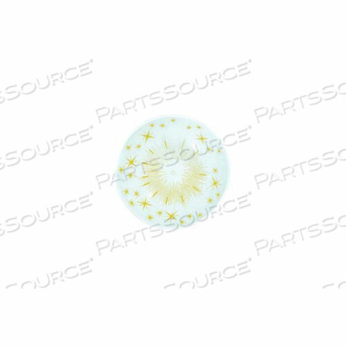 ГНУТОЕ СТЕКЛО - 13 ДЮЙМОВ КРУГЛОЕ БЕЛО-ЗОЛОТОЕ