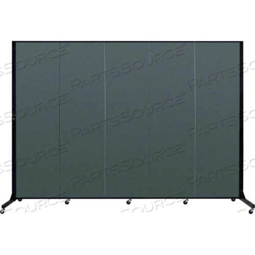 5-ПАНЕЛЬНАЯ ЛЕГКАЯ ПЕРЕНОСНАЯ КОМНАТНАЯ ПЕРЕГОРОДКА, 65 В X 95 Д, ЦВЕТ ТКАНИ: КРЕКВЕТ