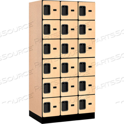 OEM#: 36361MAPDESIGNER ДЕРЕВЯННЫЙ ШКАФЧИК 36361 - ШЕСТЬ ЯРУСОВ 3 ШИРИНЫ 12W X 21D X 12H КЛЕН от Salsbury Industries