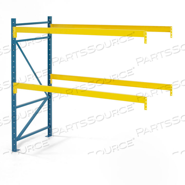 OEM#: BCF3L421923L120ASK3000 СТЕЛЛАЖ ДЛЯ ПАЛЛЕТ 120 Ш X 42 Г X 192 В, 3320 ФУНТОВ. НАГРУЗКА НА УРОВЕНЬ, ДОПОЛНИТЕЛЬНЫЙ БЛОК от Steel King