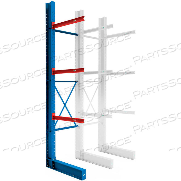 OEM#: IBCSS192048AДОПОЛНИТЕЛЬНЫЙ КОМПЛЕКТ КОНСОЛЬНОЙ СТОЙКИ С ОДНОСТОРОННЕЙ ДВУТАВРОВОЙ БАЛКОЙ, 192 СТОЙКИ И 48 СКОБ, Steel King