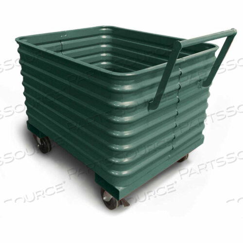 OEM#: RCCM324024RLRV ТЕЛЕЖКА-БУНКЕР ДЛЯ ГРИЛЬНОЙ КОЛЕСНОЙ ТЕЛЕЖКИ - ЗЕЛЕНАЯ - 32 X 40 X 24 - ЕМКОСТЬ 4000 ФУНТОВ от Steel King