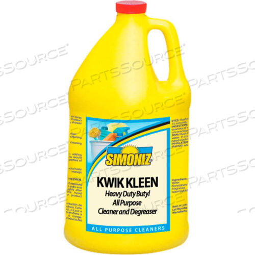 KWIK KLEEN HEAVY DUTY DEGREASER, БУТЫЛКА ОБЪЕМОМ ГАЛЛОНА, 4 БУТЫЛКИ