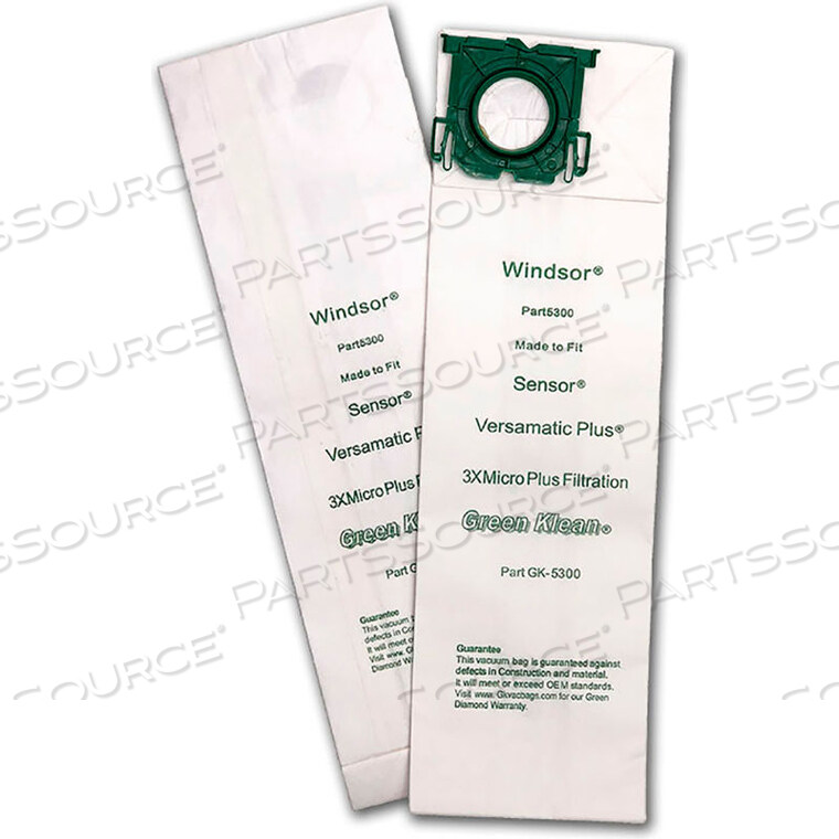 OEM#: GK-5300*TRIPLE S - PROSENSE VACUUM ТАК ЖЕ, КАК WINDSOR SENSOR СМЕННЫЕ ВАКУУМНЫЕ МЕШКИ - GK-5300 от Kleen Green