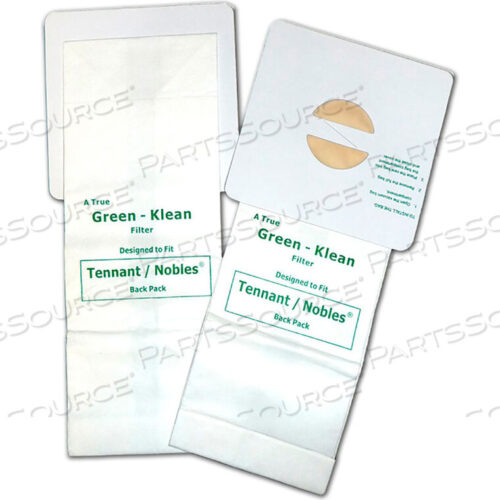 OEM#: GK-TEN-BACPKNOBLES PORTAPAC I & II/NOBLES STRAP-A-VAC II/TENNANT 3000/3050 ВАКУУМНЫЕ МЕШКИ ДЛЯ РЮКЗАКОВ от Kleen Green