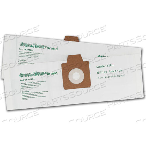 OEM#: GK-UZ934*VACUUM BAGS UZ934 & UZ932 от Kleen Green